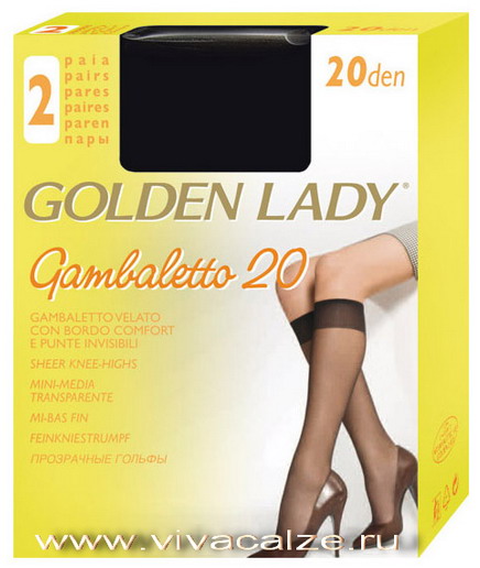 GOLDEN LADY GAMBALETTO 20 гольфы