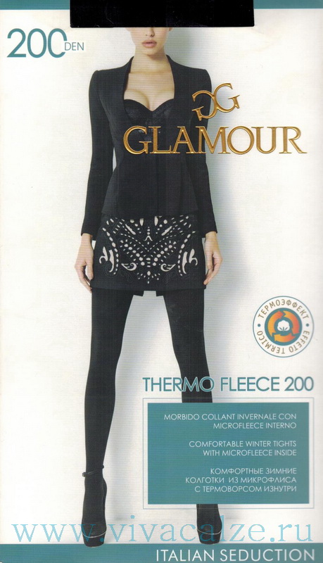 GLAMOUR THERMO FLEECE 200 колготки