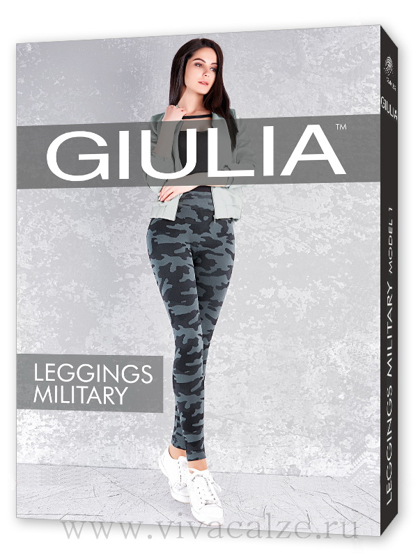 GIULIA LEGGINGS MILITARY model 1